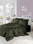 Комплект постельного белья FIRST CHOICE Cotton Satin Calisto Dark Green S-51