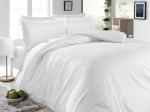Комплект постельного белья FIRST CHOICE Cotton Satin Lines Style White S-361