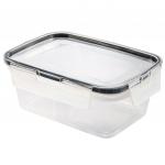 "Asti" Контейнер для продуктов пластмассовый 0,75 л, 16,5х11,7х6,9 см, герметичный, прозрачный, подходит для СВЧ (Россия)