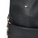 Рюкзак жен искусственная кожа ADEL-238,  1отдел,  черный/красный  239487