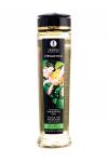 Масло для массажа Shunga Organica Exotic Green Tea, натуральное, расслабляющее, зеленый чай, 240 мл.