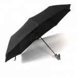 Зонт муж RST-3805A,  R=56 см,  полуавт   8  спиц-сталь+fiber,  3 слож,  полиэстер,  черный 239752