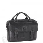 Портфель мужской кожаный 3883 black ZZNick/30(дефект)