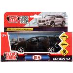 Машина металл KIA sorento prime, 12 см, двери, багаж., инерц., черный, кор. Технопарк в кор.2*24шт