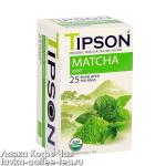 чай Tipson Matcha с мятой, 25 пакетов