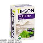 чай Tipson Matcha с черникой, 25 пакетов