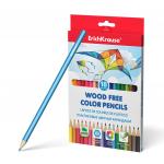 Пластиковые цветные карандаши шестигранные ErichKrause® 18 цветов