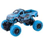 Wincars Джип с большими колёсами инерционный металлический 14 см, синий