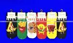 AMIGOBS укороченные цветные носки с принтом "Еда" арт. 1116