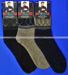 Береза носки мужские АНГОРА внутри махра Ромбы
