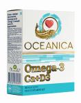 Океаника Омега 3 Ca+D3, капсулы, 1400 мг,  №30