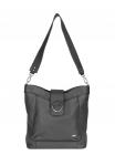 Сумка БРЕНДА GREY кожа флотер асфальт