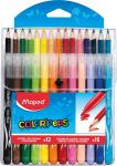 COLOR'PEPS Набор для рисования, 12 фломастеров + 15 цветных карандашей, в футляре