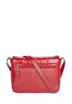 Сумка БЭЙЛИ RED кожа наплак малиновый