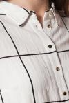 Удлиненная блузка из премиальной вискозы.