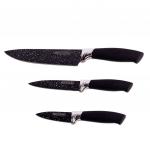 Набор кухонных ножей на магнитной полоске 4 предмета (3 ножа+держатель) Kamille 5148B