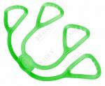 Эспандеры для фитнеса резиновые "ИКС", зеленые Bradex SF 0263