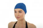Шапочка для плавания текстильная покрытая ПУ, синяя Bradex SF 0367