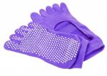 Носки противоскользящие для занятий йогой, фиолетовый Bradex SF 0347