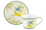 Чайн. пара 2 пр. 270 мл 12,5*9,5*7 см "Лимоны" NEW BONE CHINA