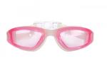 Очки для плавания Bradex SF 0391 , серия "Комфорт+", розовые, цвет линзы - прозрачный