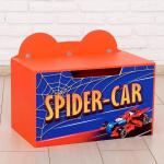 Контейнер-сундук с крышкой SPIDER-CAR, цвет красный