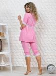 Арт.9031 Пижама для беременных и кормящих «Диана» цвет розовый