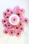 Головки цветов "Ромашка", 4,5 см (50 шт) SF-3004 SF-3004, розовый
