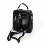 Рюкзак жен иск/кожа+нат/замша Marrivina-20059-3, (сумка-change), 2отд, черный SALE 241168
