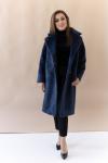 Пальто женское демисезонное 23909 (синий)