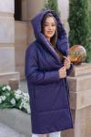 Пальто женское демисезонное 21910 (фиолет)