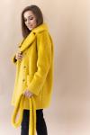Пальто женское демисезонное 23700 (желтый)