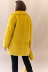 Пальто женское демисезонное 23700 (желтый)