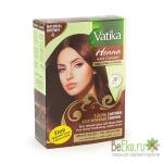 Хна для окраски волос Dabur Vatika Naturals (коричневая)