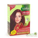 Хна для окраски волос Dabur Vatika Naturals (бордо)