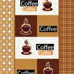 Ткань вафельное полотно 50 см "Кофе" арт. 4985-1