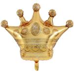 Шар фольгированный 77*73 см Корона Великолепия, золото