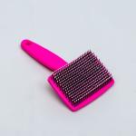 Пуходерка пластиковая мягкая с закругленными зубьями