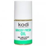 Kodi, Масло для ногтей и кутикулы Grassy Fresh Oil (травяная свежесть), 15 мл