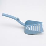 Туалет для кошек фигурный закрытый с совком