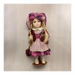 Кукла 32см цветное платье, фарфор, текстиль SH 443023