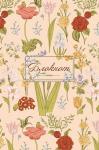 Блокнот А5 48 л. кл. ЦВЕТЫ греб. мелованный картон блёстки