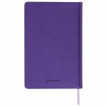 Дневник для музыкальной школы 48л, обложка кожзам твердая, фольга, BRAUBERG, фиолетовый, 105499