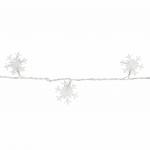 Электрогирлянда светодиодная ЗОЛОТАЯ СКАЗКА "Снежинки", 30 ламп, 3м, многоцв, 591268