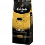 Кофе в зернах AMBASSADOR "Crema", 1 кг, вакуумная упаковка