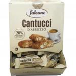 Печенье сахарное FALCONE Cantucci с миндалем, 1 кг (125 шт по 8г), в коробке Office-box, ш/к06448