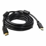 Кабель HDMI - HDMI, М/М, 5 м, v1.4, фер, 5bites, чер, APC-014-050