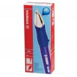 Ручка шариковая STABILO Bille, корпус прозрачный, игольч. узел 0,7мм, линия 0,38мм, синяя, 508/41N