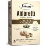 Печенье сахарное FALCONE Amaretti мягкие с шоколадом, 170 г, картонная упаковка, ш/к 06554