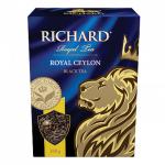 Чай RICHARD "Royal Ceylon", черный листовой, 180 г, картонная упаковка, ш/к 51471